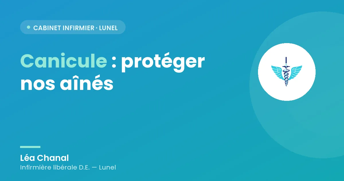 Canicule : protéger une personne âgée à domicile